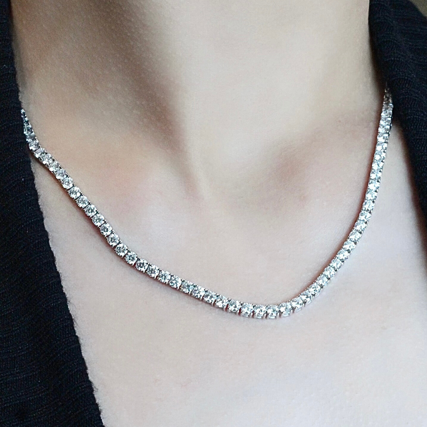 BARNA | Collar de Tenis Oro