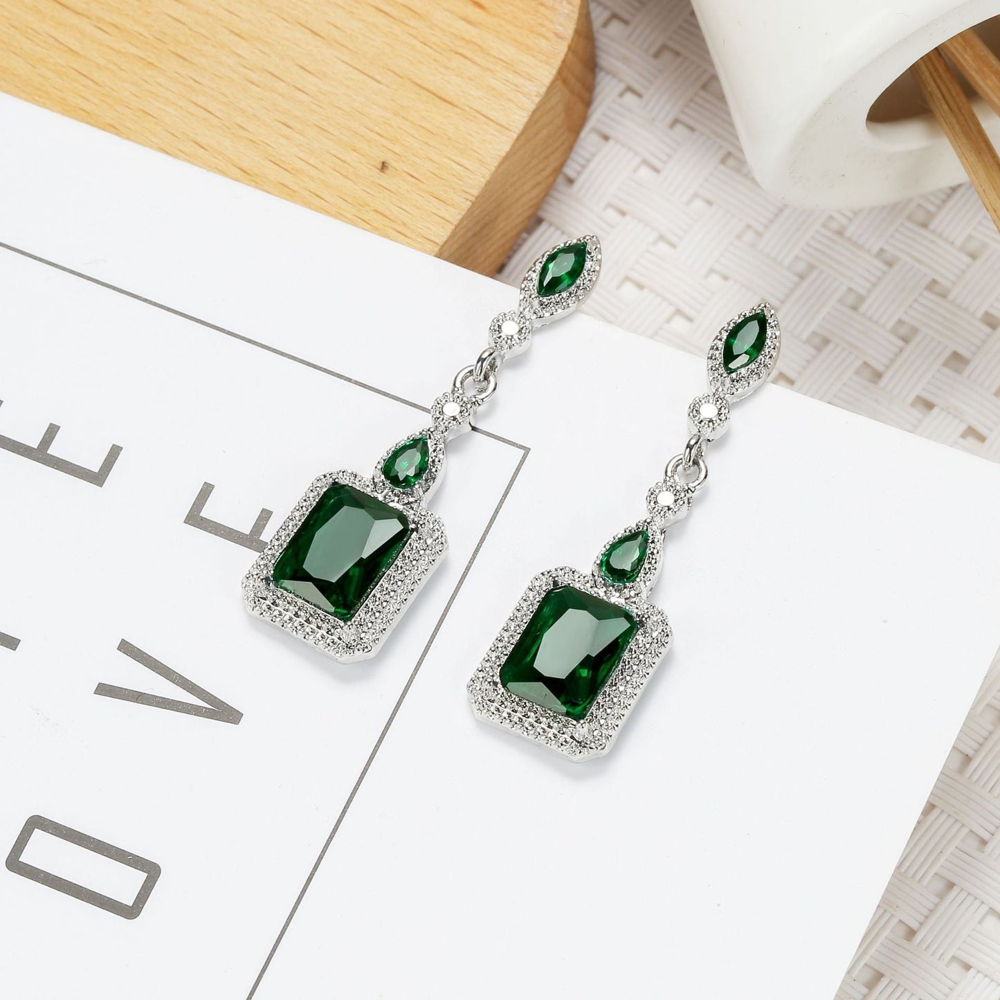 CLARION | Pendientes Blanco
