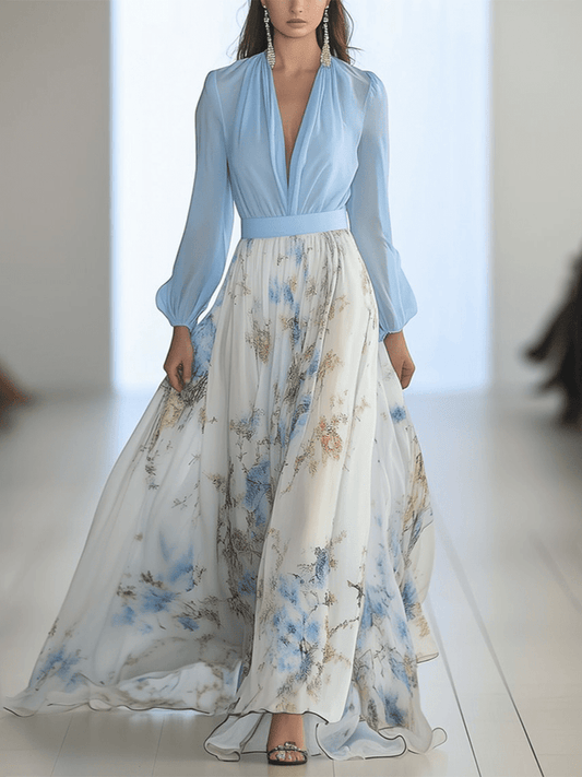 Peniel™ | Elegante Vestido Maxi Floral