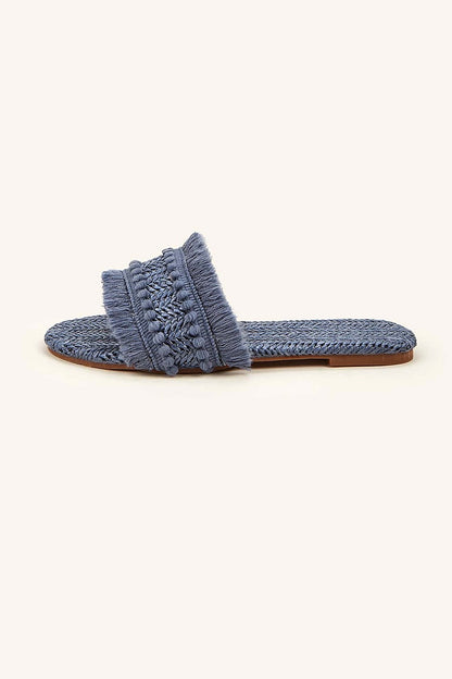 Zapatillas con Flecos