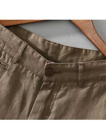 Pantalones cortos de lino Lisbo