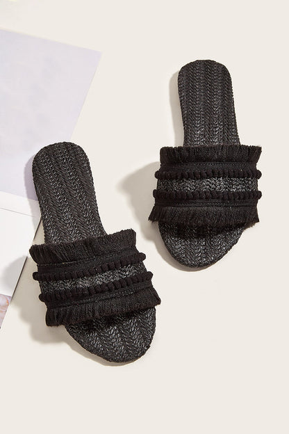 Zapatillas con Flecos