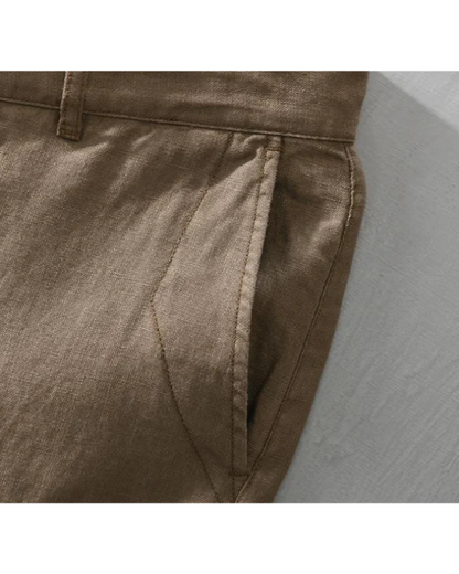 Pantalones cortos de lino Lisbo