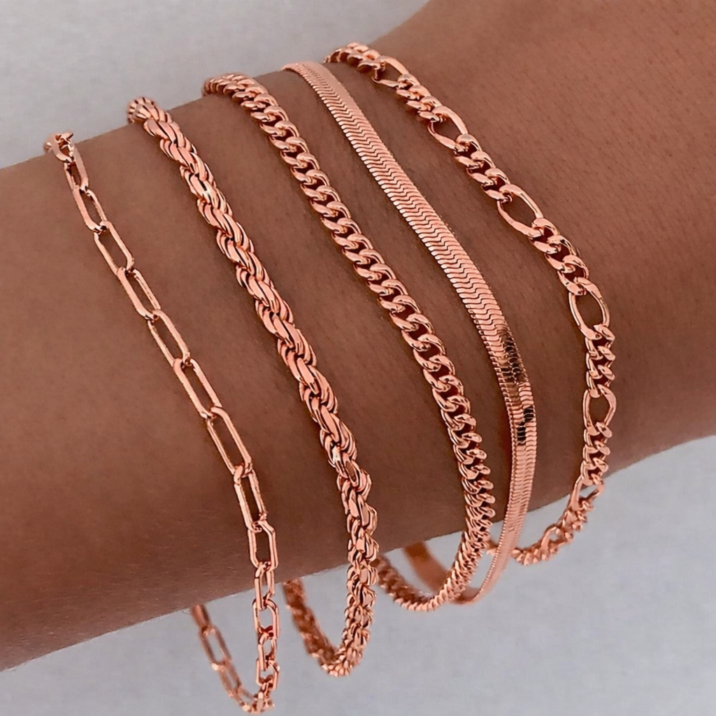 BONITA |Conjunto de Pulseras Oro