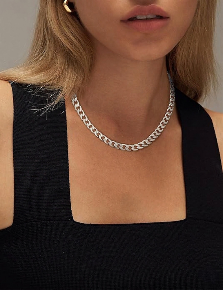ESTRELLA | Collar Chunky de Eslabones Cubanos Oro