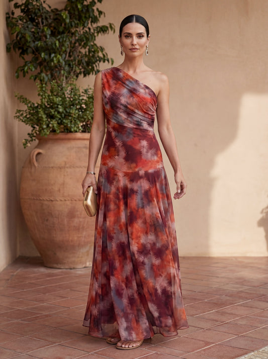 Uma - Vestido fluido y amplio con diseño elegante