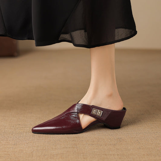 EYLA | Mules de Cuero Genuino