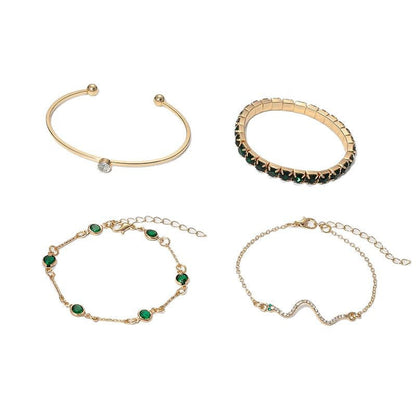 SORINA | Conjunto de Pulseras Oro