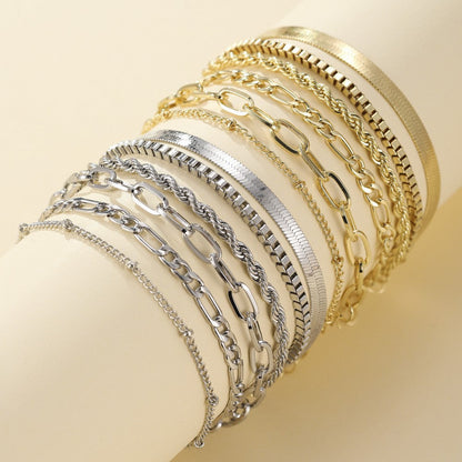 BONITA |Conjunto de Pulseras Oro