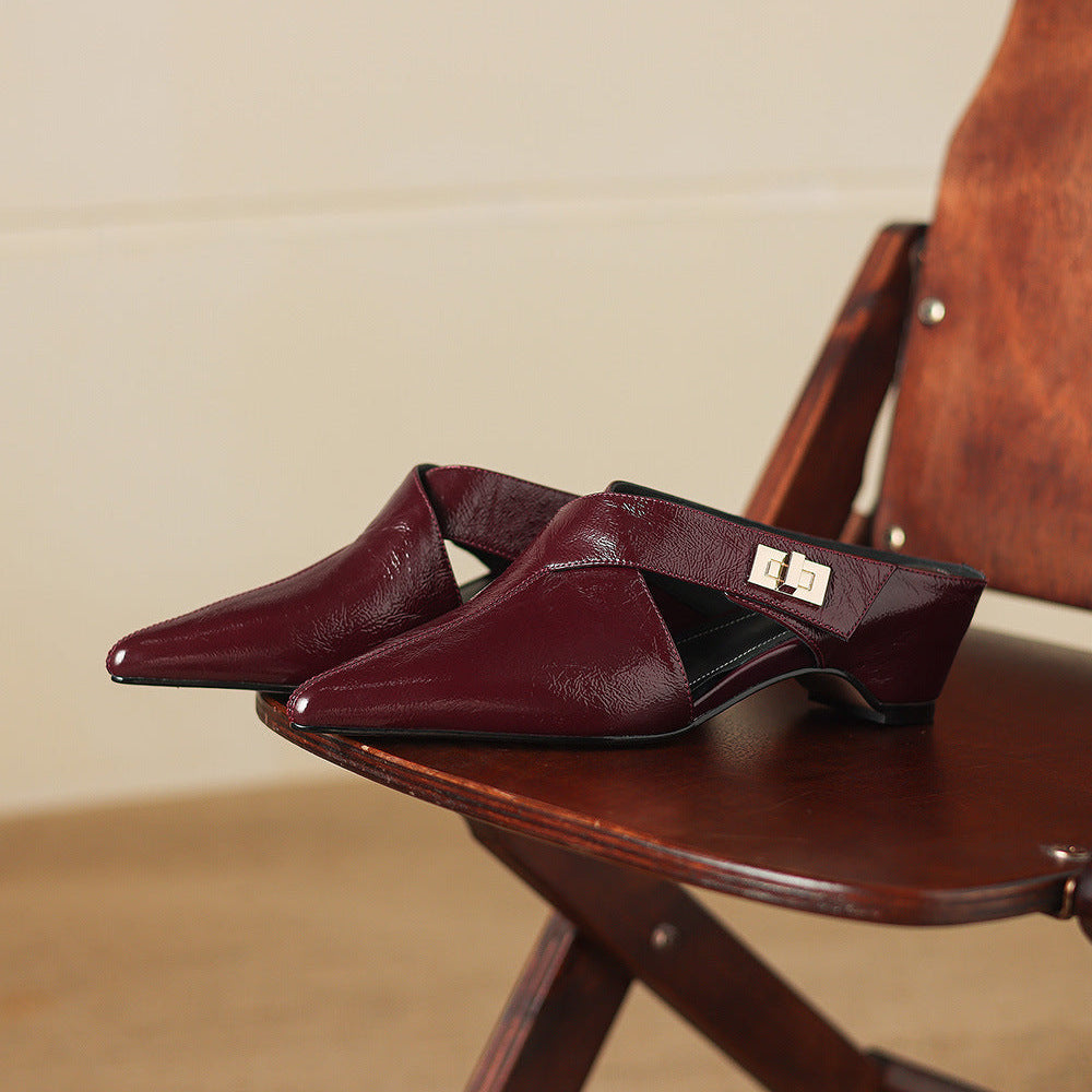 EYLA | Mules de Cuero Genuino