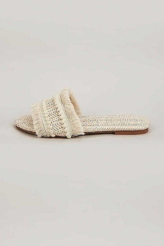 Zapatillas con Flecos