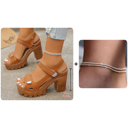 LAUREN | Sandalias de Plataforma de Una Correa para Mujer de Verano ☀️