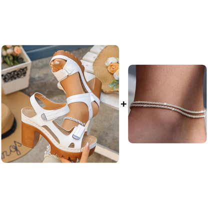 LAUREN | Sandalias de Plataforma de Una Correa para Mujer de Verano ☀️
