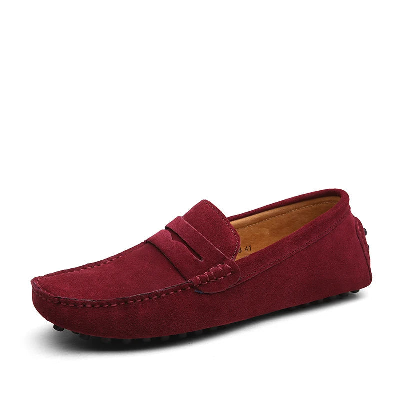 Mocasines casuales de ante