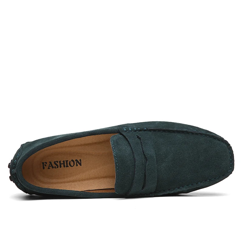 Mocasines casuales de ante