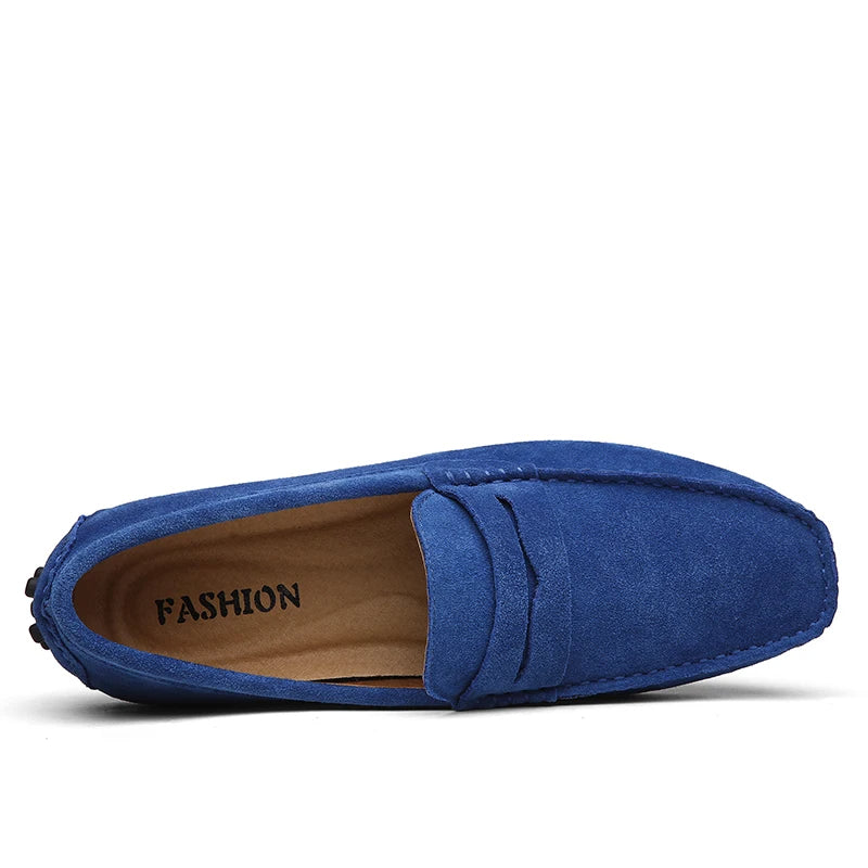Mocasines casuales de ante