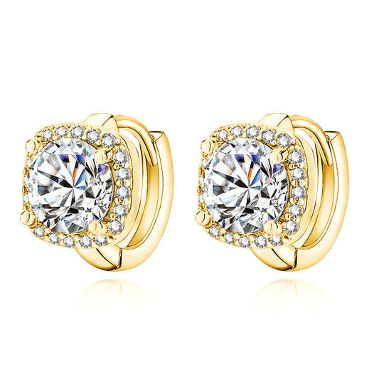 NADINE | Pendientes Cuadrados Oro