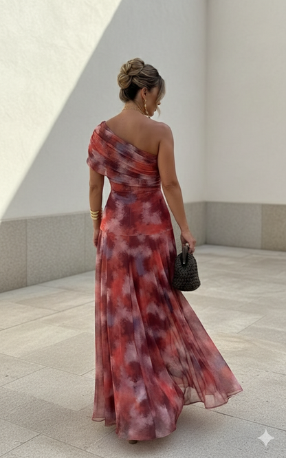 Uma - Vestido fluido y amplio con diseño elegante