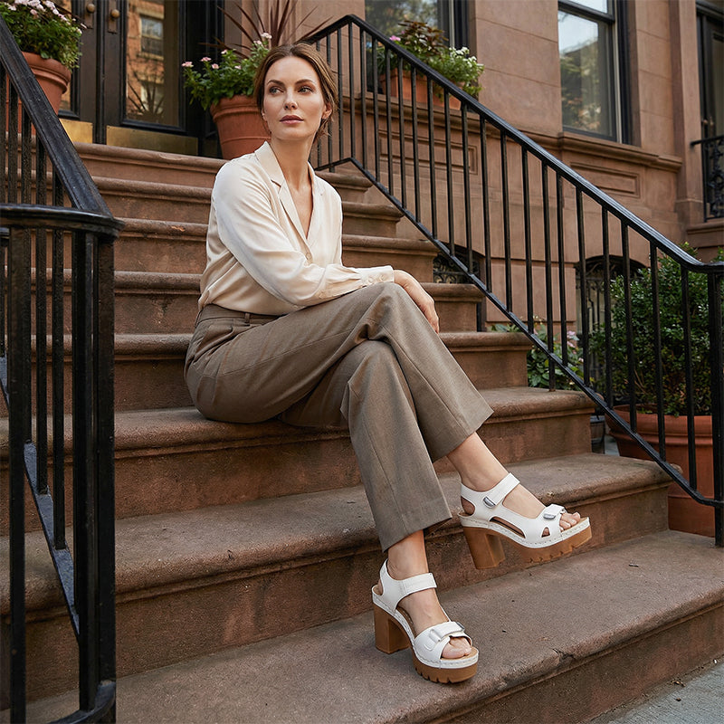LAUREN | Sandalias de Plataforma de Una Correa para Mujer de Verano ☀️