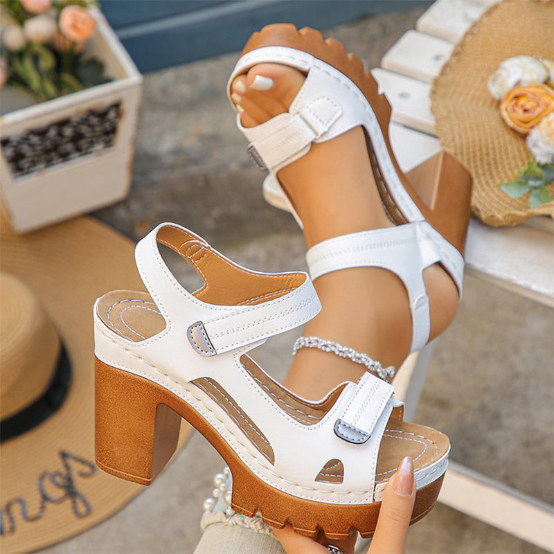 LAUREN | Sandalias de Plataforma de Una Correa para Mujer de Verano ☀️