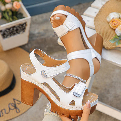 LAUREN | Sandalias de Plataforma de Una Correa para Mujer de Verano ☀️