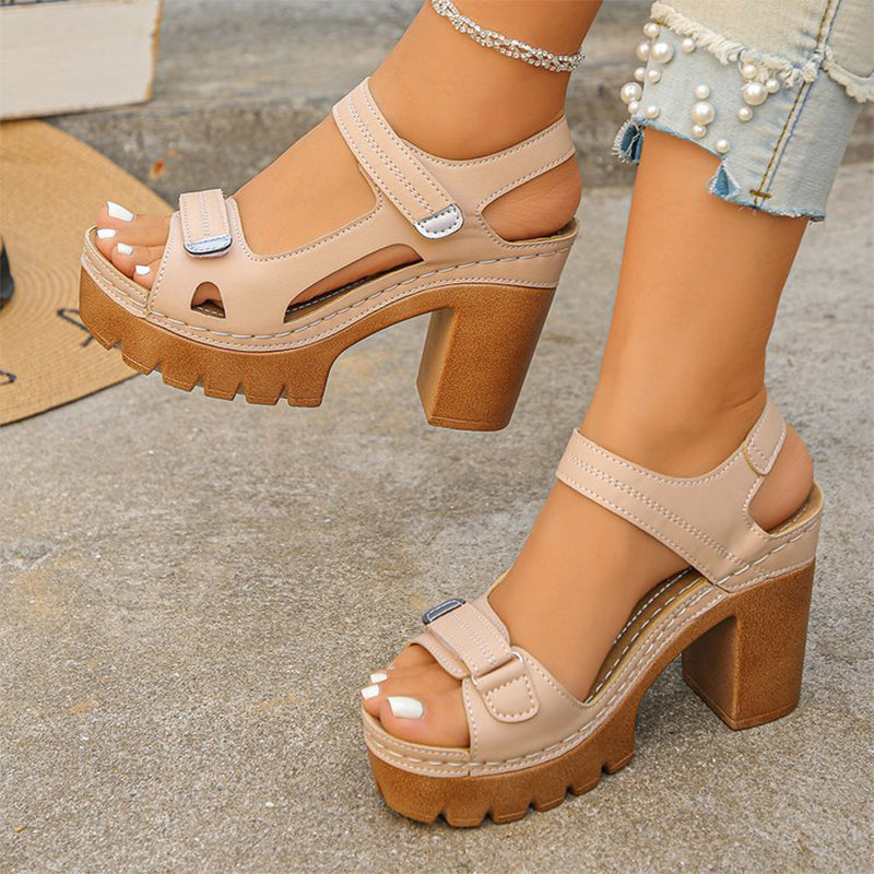 LAUREN | Sandalias de Plataforma de Una Correa para Mujer de Verano ☀️