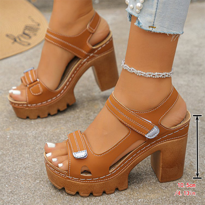 LAUREN | Sandalias de Plataforma de Una Correa para Mujer de Verano ☀️
