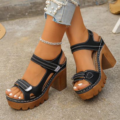 LAUREN | Sandalias de Plataforma de Una Correa para Mujer de Verano ☀️