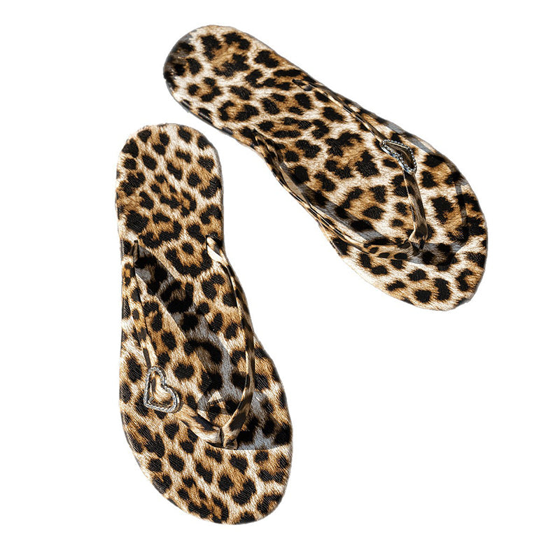 LEO | Chanclas de estampado de leopardo
